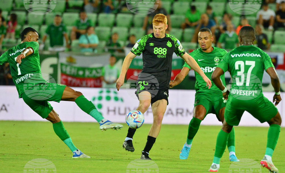 Разград - футбол - Лудогорец - Шамрок Роувърс