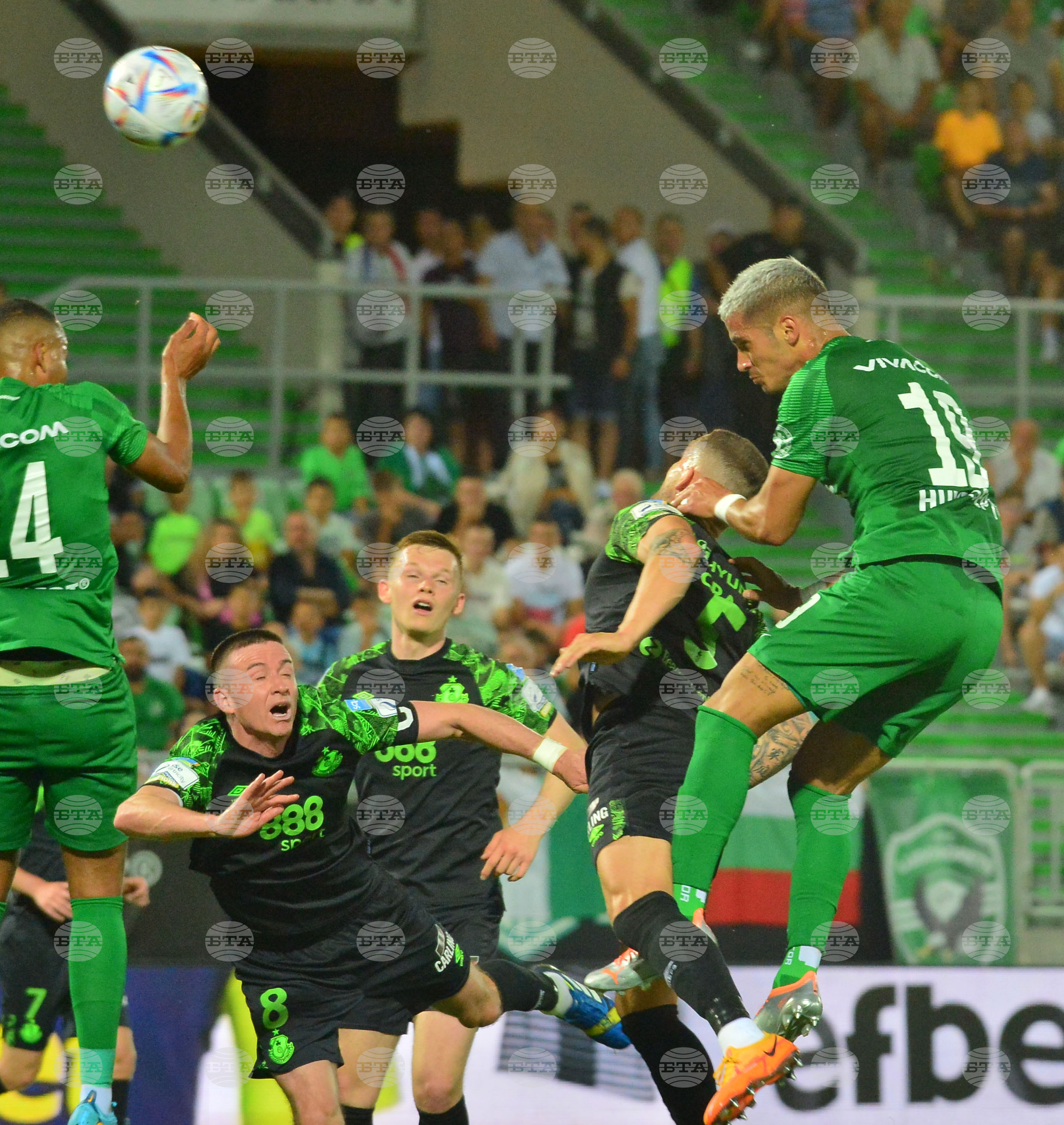 Разград - футбол - Лудогорец - Шамрок Роувърс