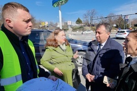 Шумен - кръгово кръстовище - реконструкция