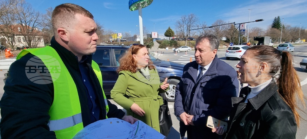 Шумен - кръгово кръстовище - реконструкция