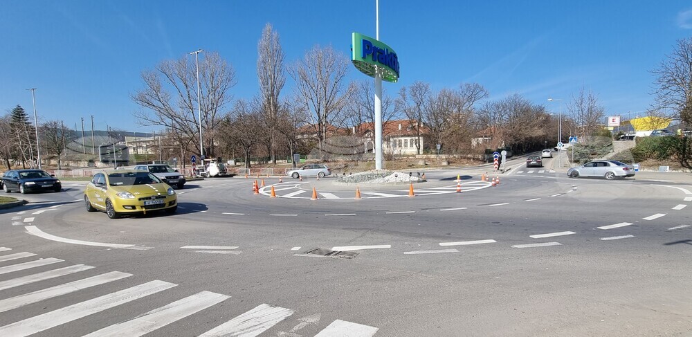 Шумен - кръгово кръстовище - реконструкция