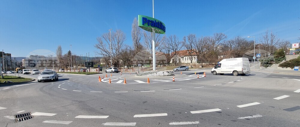 Шумен - кръгово кръстовище - реконструкция