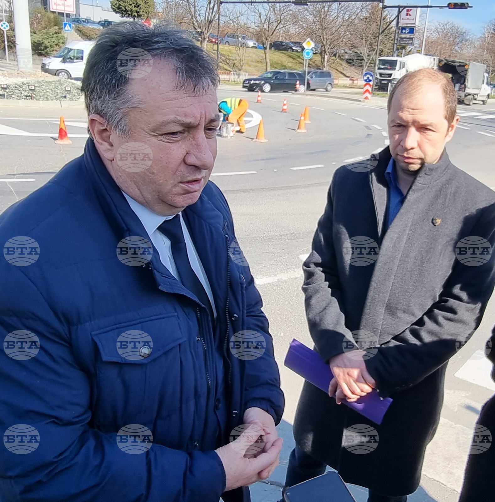 Шумен - кръгово кръстовище - реконструкция