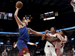 Nuggets Trail Blazers Basketball