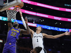Spurs Lakers Basketball