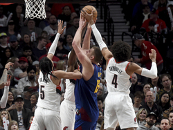 Nuggets Trail Blazers Basketball