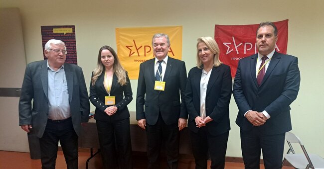 „ЛЕВИЦАТА!“ проведе среща с ръководителя на външната политика на СИРИЗА