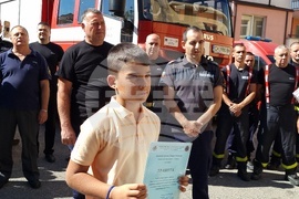 Сливен - пожарна - Константин Георгиев - грамота 