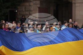 Шествие - "Украйна: Две години борба за живот, свобода и демокрация! Две години заедно и до победата на Украйна"