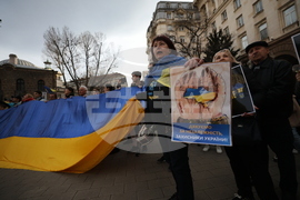 Шествие - "Украйна: Две години борба за живот, свобода и демокрация! Две години заедно и до победата на Украйна"