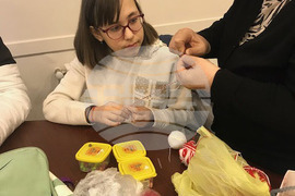 Турция - Истанбул - Българско неделно училище - ученици - мартеници