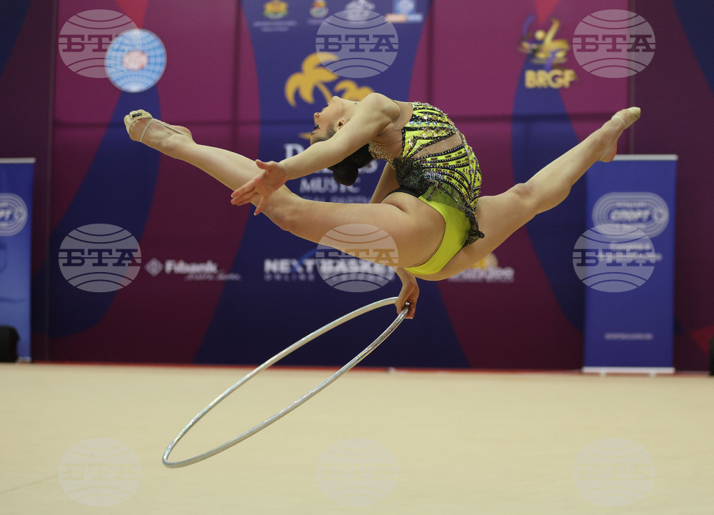 Официално контролно на националния отбор по художествена гимнастика