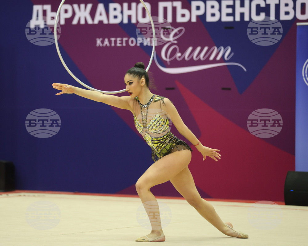 Официално контролно на националния отбор по художествена гимнастика