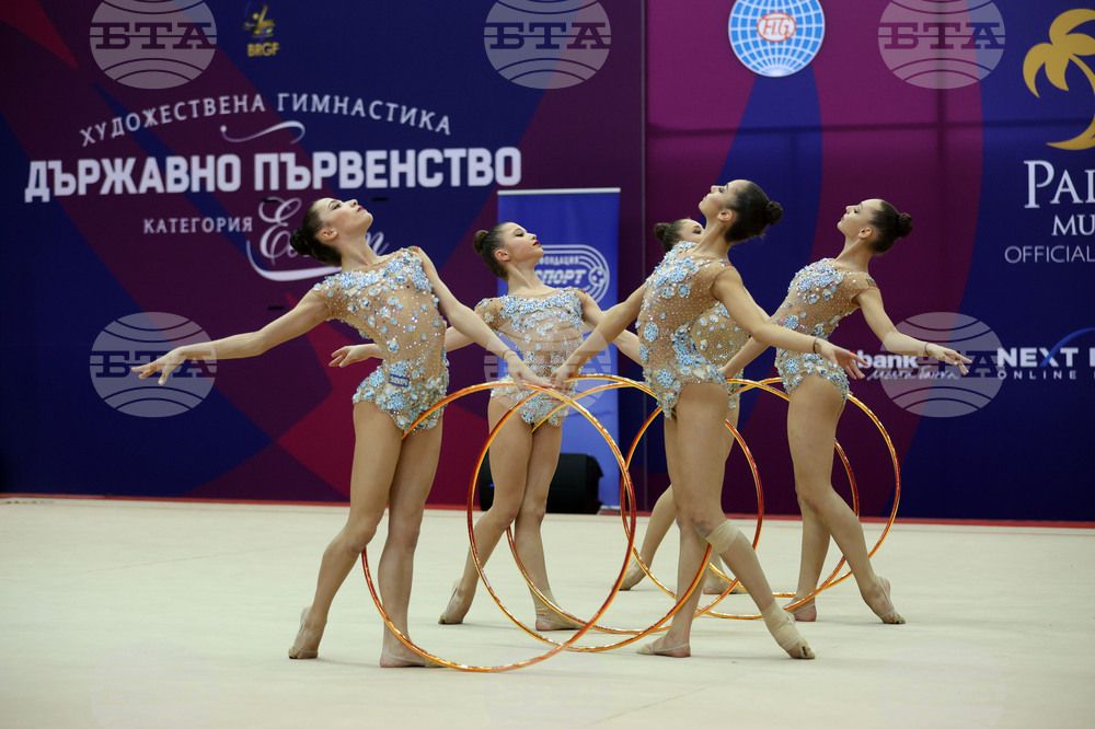 Официално контролно на националния отбор по художествена гимнастика