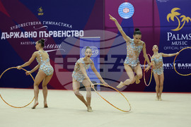 Официално контролно на националния отбор по художествена гимнастика