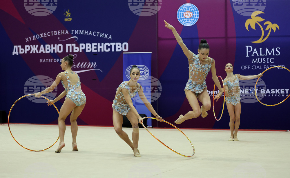 Официално контролно на националния отбор по художествена гимнастика