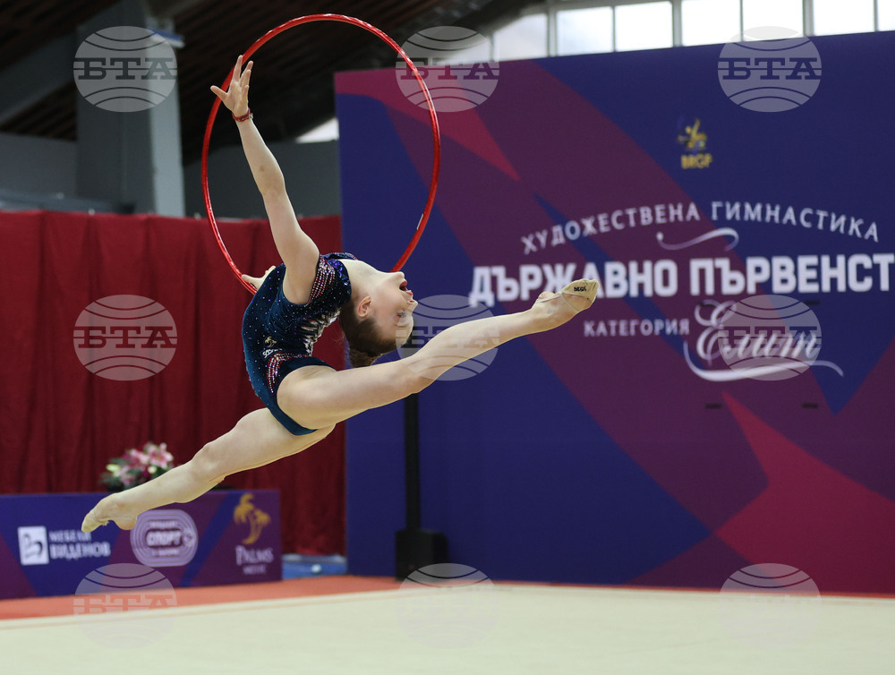 Официално контролно на националния отбор по художествена гимнастика