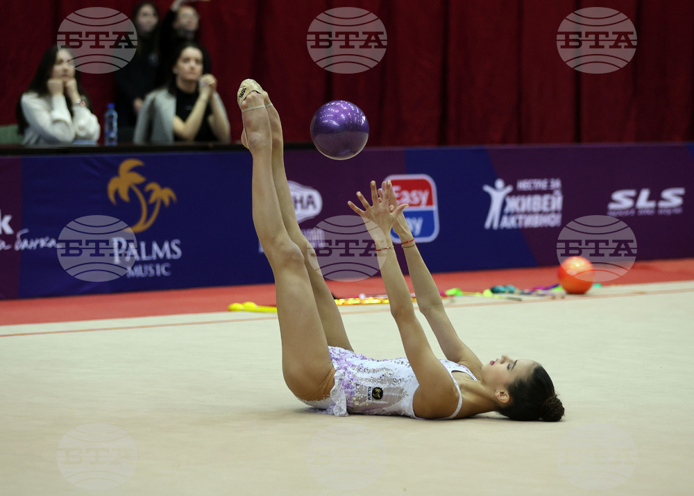 Официално контролно на националния отбор по художествена гимнастика