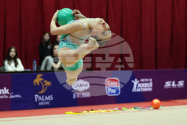 Официално контролно на националния отбор по художествена гимнастика