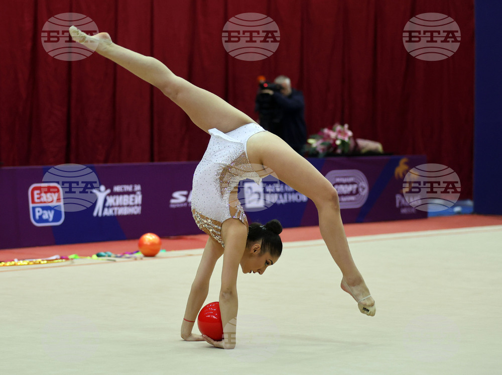 Официално контролно на националния отбор по художествена гимнастика