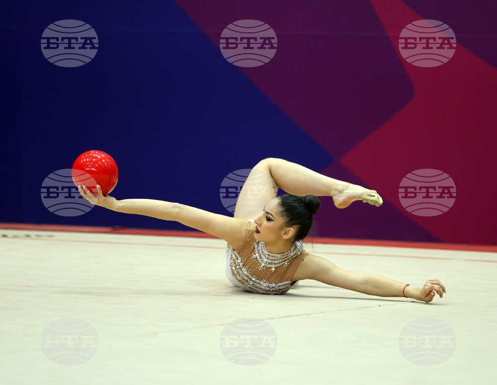 Официално контролно на националния отбор по художествена гимнастика