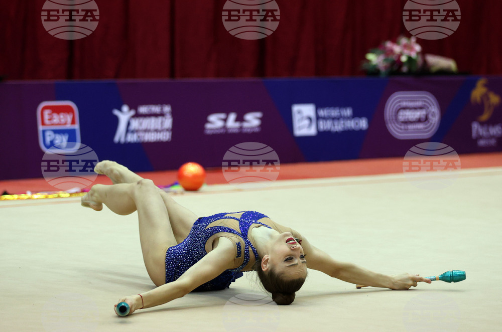 Официално контролно на националния отбор по художествена гимнастика