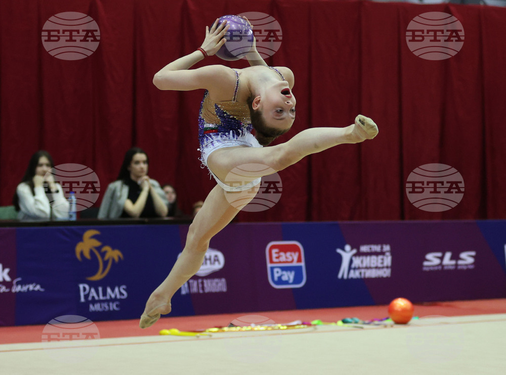 Официално контролно на националния отбор по художествена гимнастика