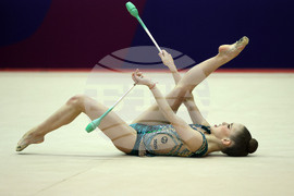 Официално контролно на националния отбор по художествена гимнастика