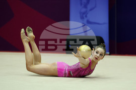 Официално контролно на националния отбор по художествена гимнастика