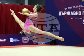 Официално контролно на националния отбор по художествена гимнастика
