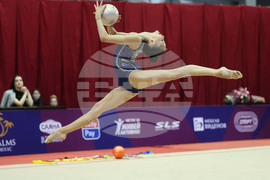 Официално контролно на националния отбор по художествена гимнастика