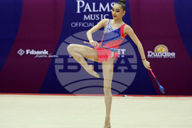 Официално контролно на националния отбор по художествена гимнастика