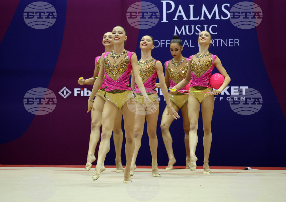 Официално контролно на националния отбор по художествена гимнастика