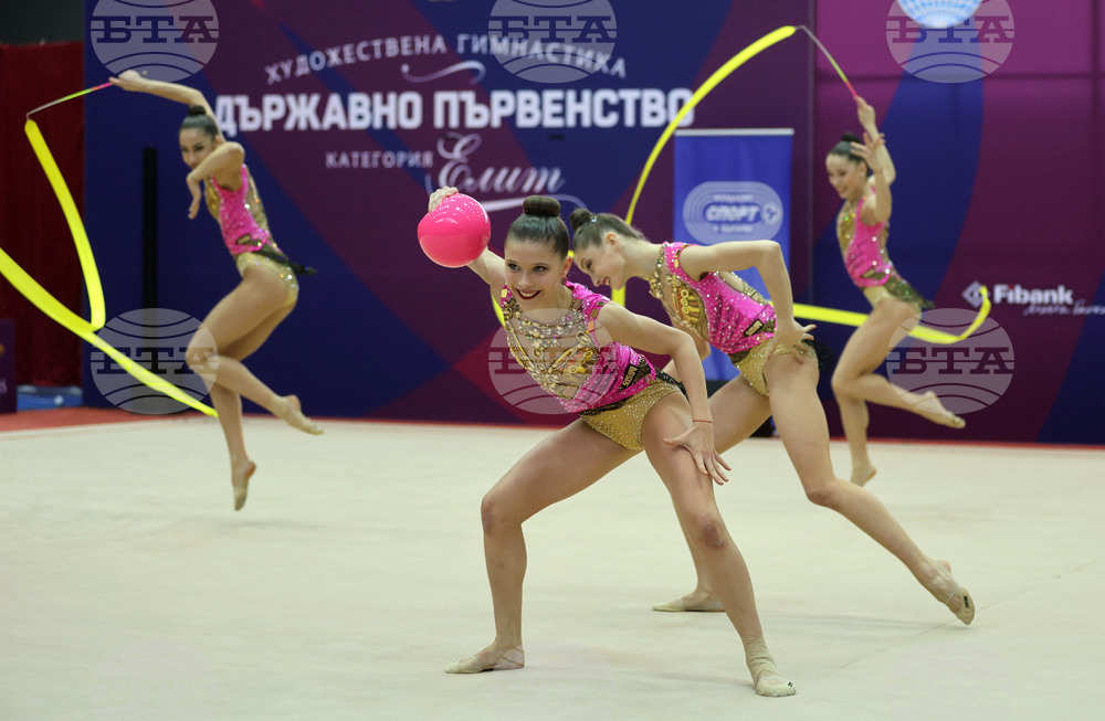 Официално контролно на националния отбор по художествена гимнастика