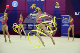 Официално контролно на националния отбор по художествена гимнастика