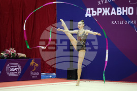 Официално контролно на националния отбор по художествена гимнастика