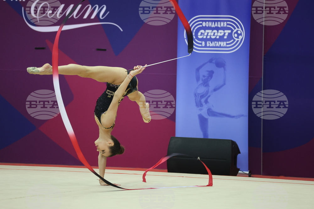 Официално контролно на националния отбор по художествена гимнастика