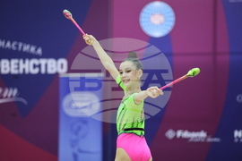 Официално контролно на националния отбор по художествена гимнастика