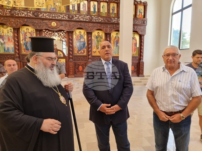 Каспичан - Бойко Борисов - нова църква