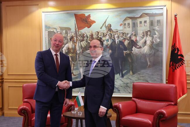 Република Албания - Росен Желязков - Байрам Бегай - среща