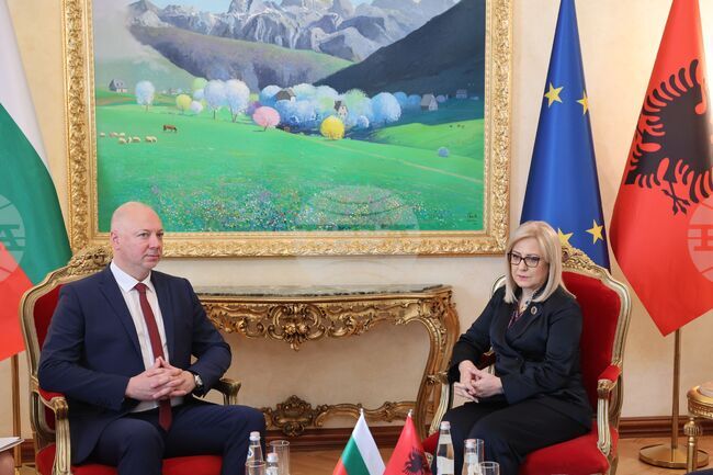 Република Албания - Росен Желязков - Линдита Никола - среща