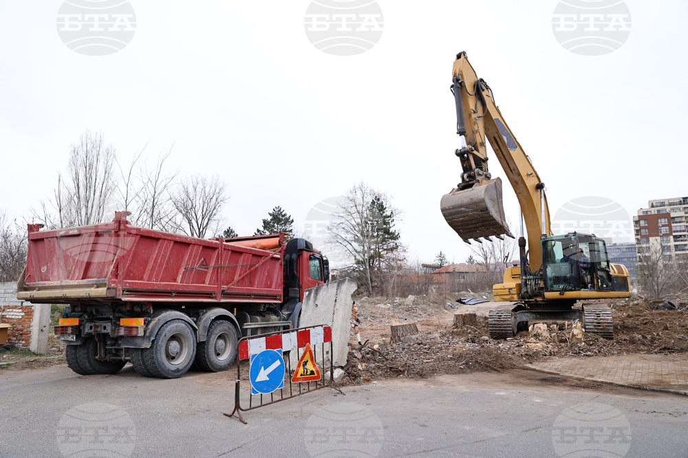 Пловдив - първа копка - изграждане на улица