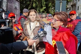 Румъния - служители на пощи - протест