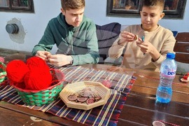 Добрич - работилница за мартеници - деца