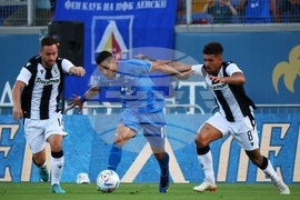 Футбол - Лигата на конференциите - Левски - ПАОК Солун. На снимката: Уелтън.