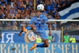 Футбол - Лигата на конференциите - Левски - ПАОК Солун. На снимката: Жереми Петрис.