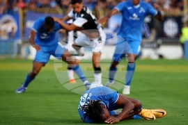 Футбол - Лигата на конференциите - Левски - ПАОК Солун. На снимката: Жереми Петрис