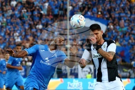 Футбол - Лигата на конференциите - Левски - ПАОК Солун. На снимката: Роналдо