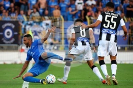 Футбол - Лигата на конференциите - Левски - ПАОК Солун. На снимката: Билал Бари.