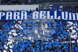 Футбол - Лигата на конференциите - Левски - ПАОК Солун. На снимката: Ултрас Левски